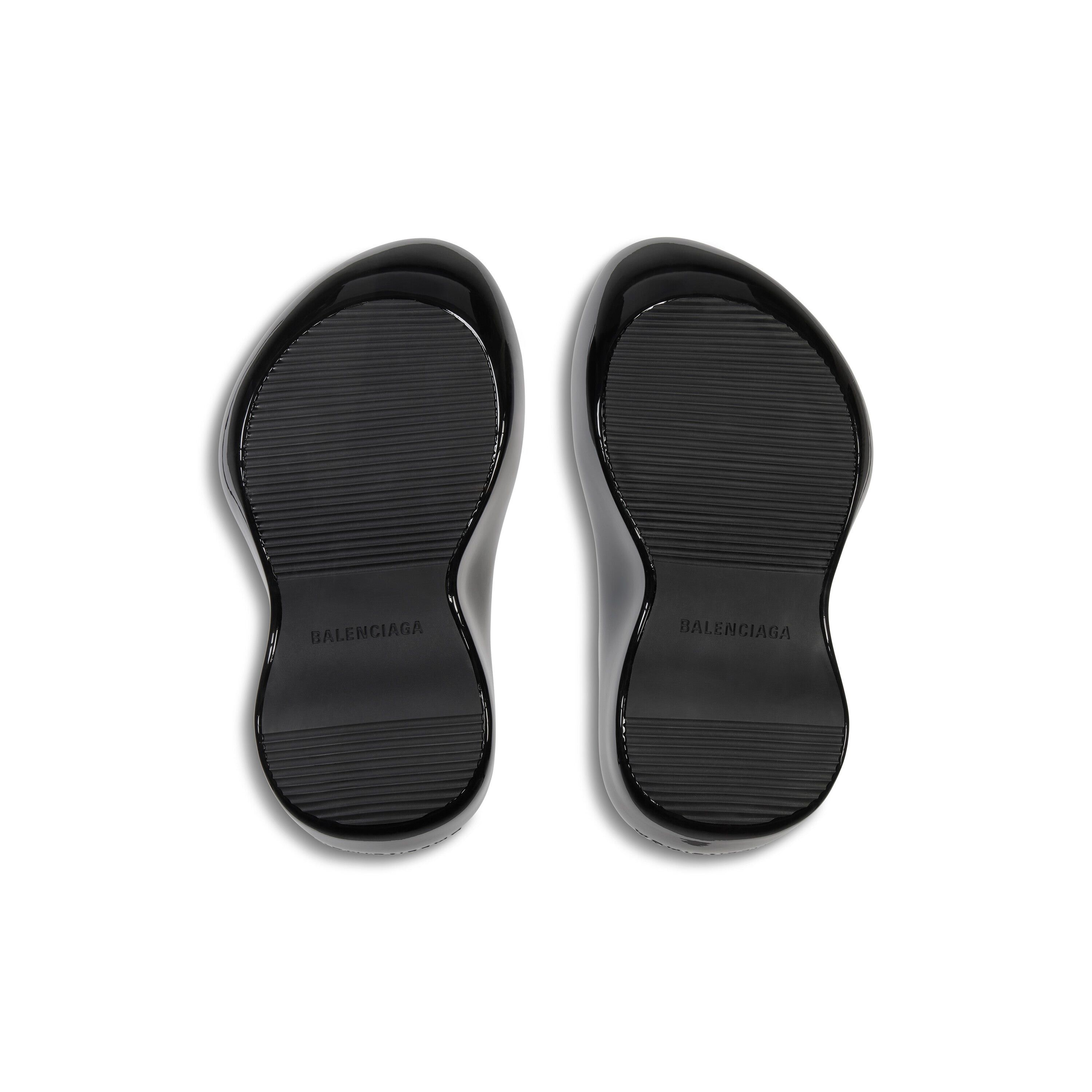 Balenciaga Technoclog platform open toe slides in black Size US 8 / IT 38 - 3 Thumbnail