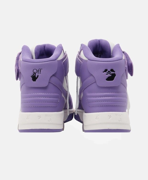 Off-White Out of Office Mid Top Lea Sneakers | Grailed