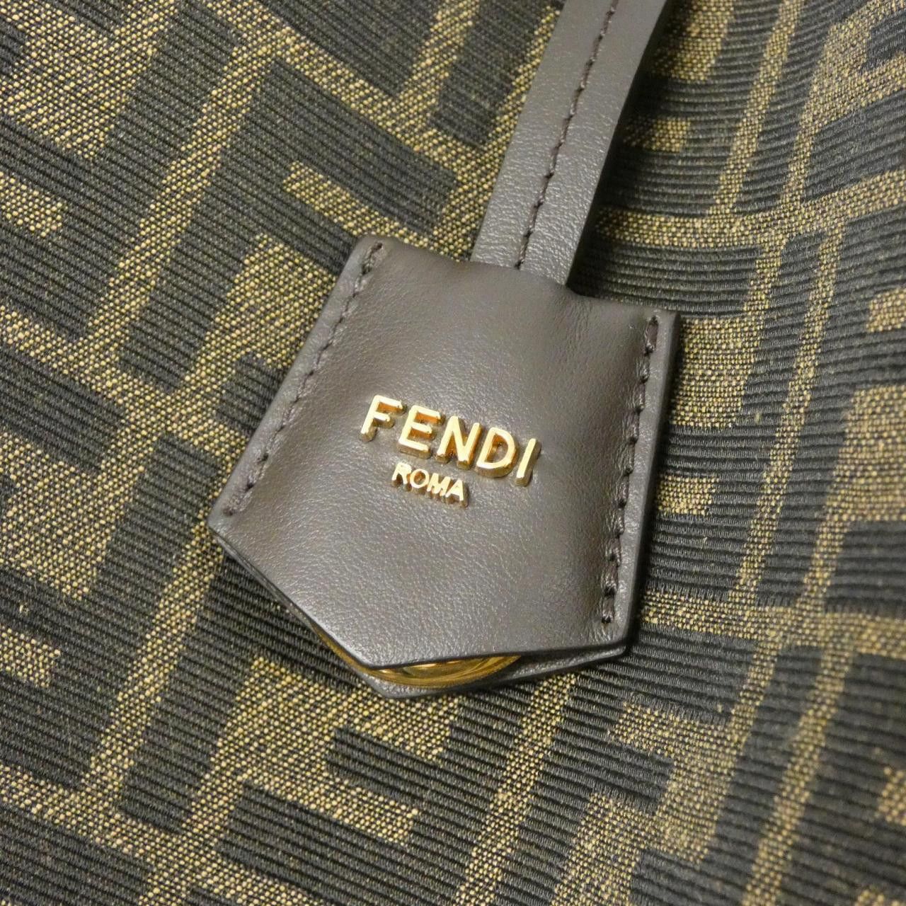 Fendi Fendi Fendi Origami Canvas Calf Shoulder Bag Canvas Shoulder Bag 8BH414 AFPM Size ONE SIZE - 4 Thumbnail