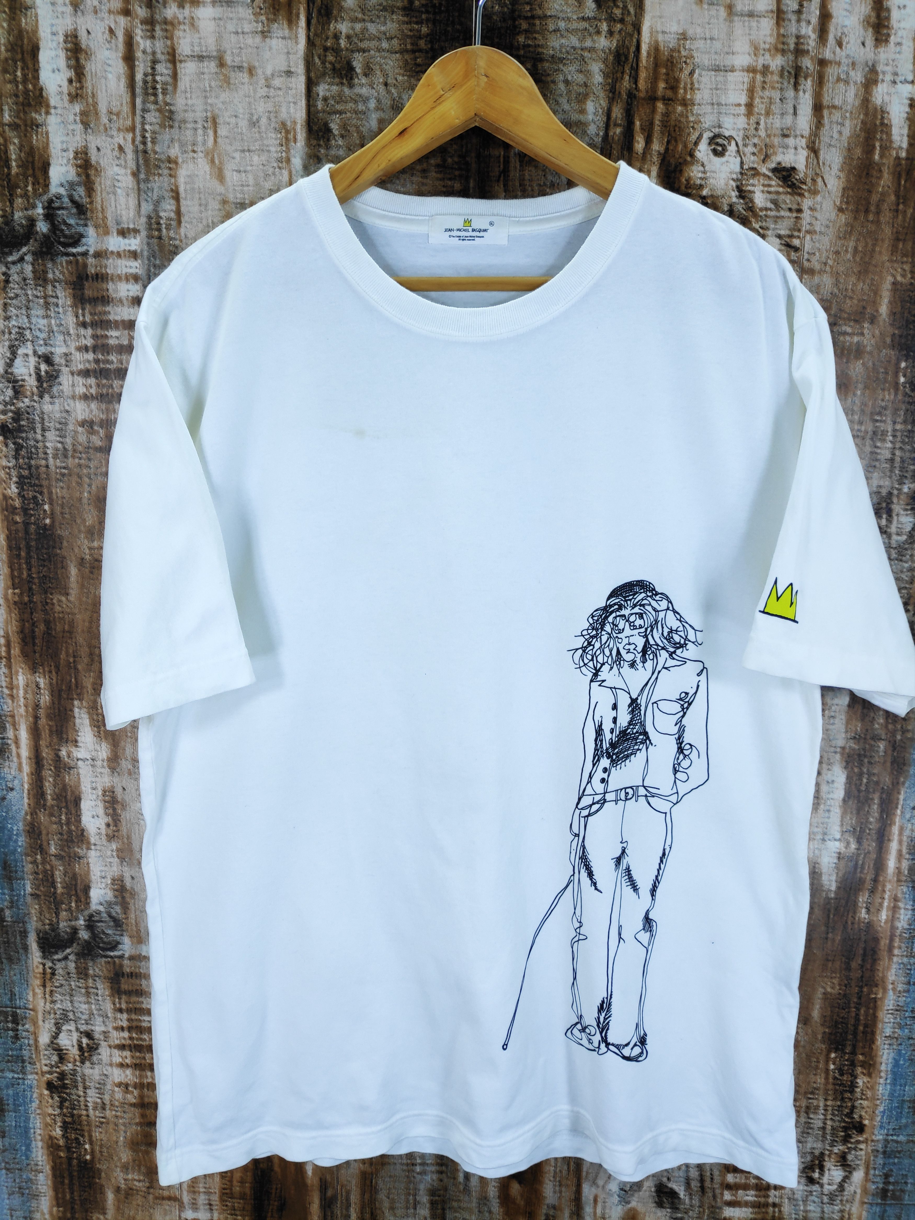 Vintage Jean MICHEL BASQUIAT Shirt X-Large 90s Jmb Basquiat Messy