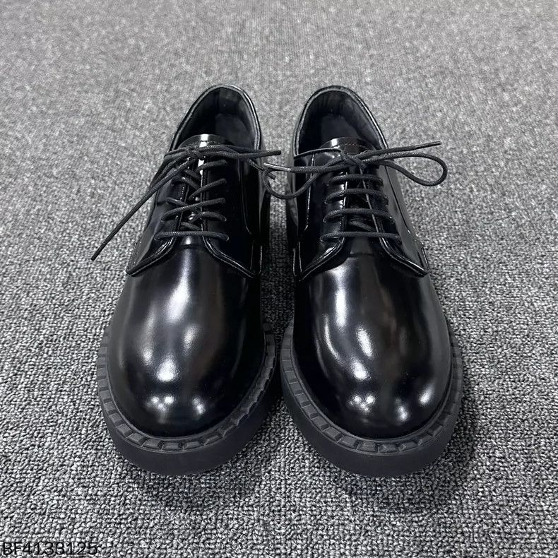 Prada prada lace-up thick - soled loafers Size US 5 / EU 37 - 2 Thumbnail