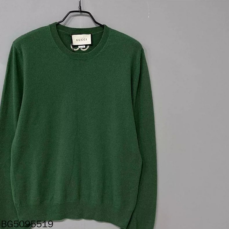 Gucci gucci green long sleeve sweater Size US M / EU 48-50 / 2 - 2 Thumbnail
