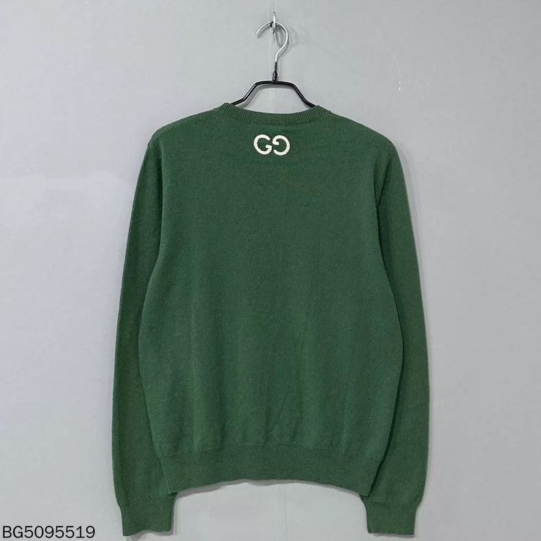 Gucci gucci green long sleeve sweater Size US M / EU 48-50 / 2 - 3 Thumbnail
