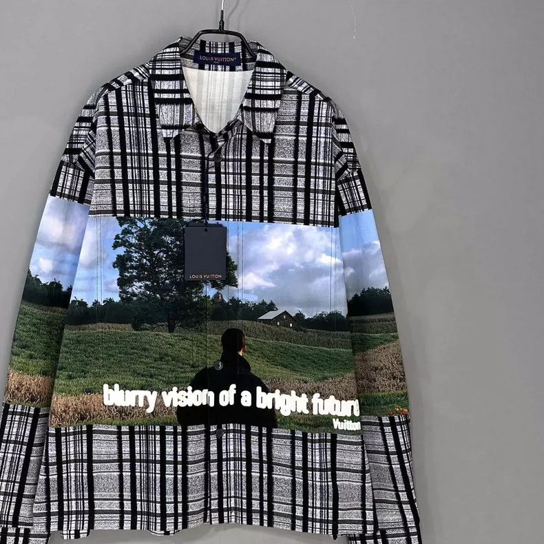 Louis Vuitton Louis Vuitton plaid long sleeve shirt Size US L / EU 52-54 / 3 - 2 Thumbnail
