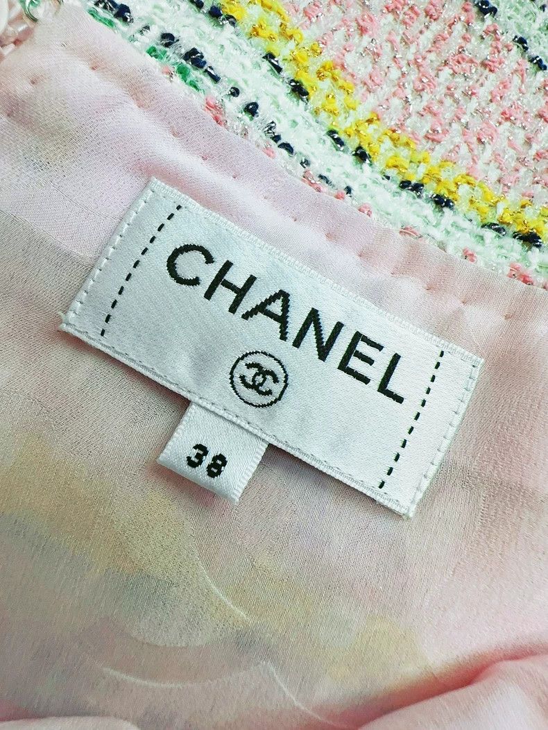 Chanel Chanel 24ss pink striped maxi skirt Size US 38 / EU 54 - 4 Thumbnail