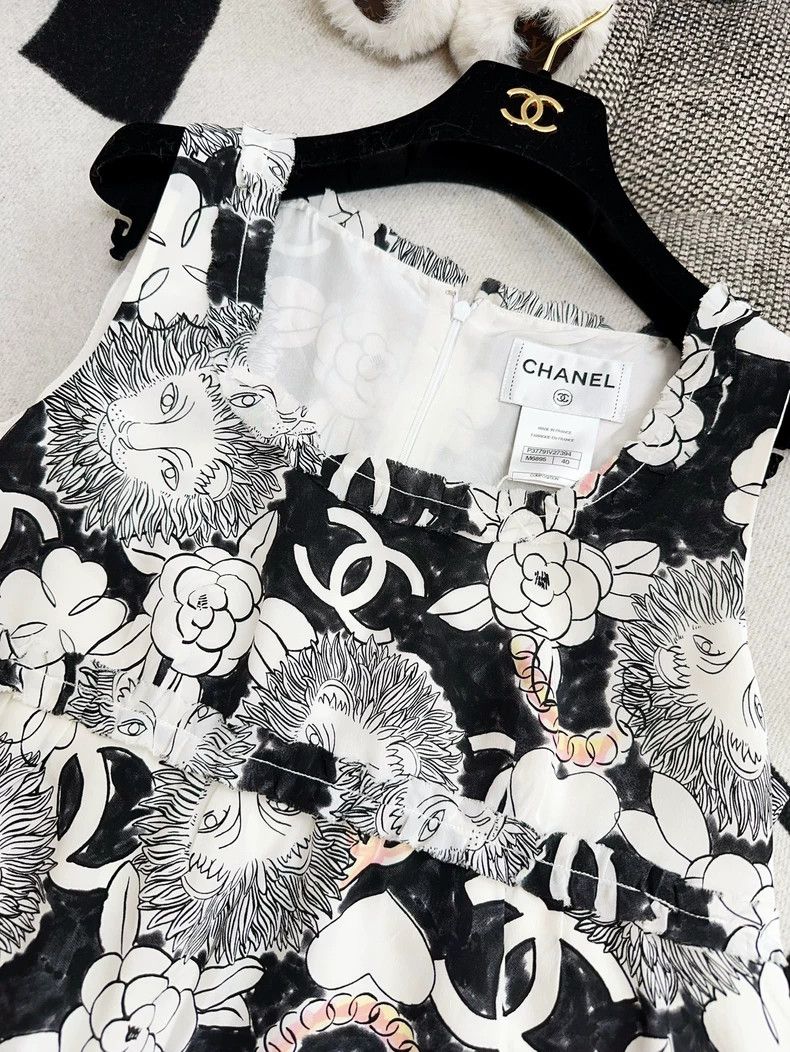 Chanel Chanel vintage sleeveless silk dress Size US 40 / EU 56 - 5 Thumbnail
