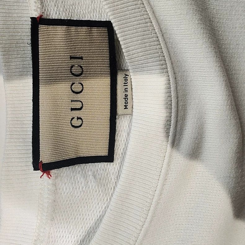 Gucci gucci xxl white star print sweatshirt Size US XXL / EU 58 / 5 - 3 Thumbnail