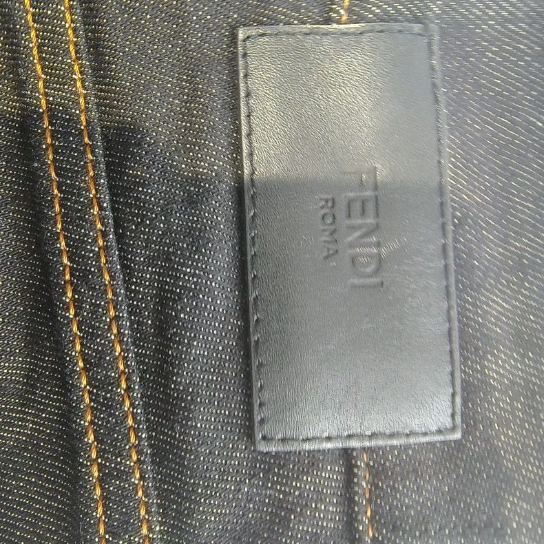 Fendi fendi pocket printed denim pants Size US 31 - 5 Thumbnail