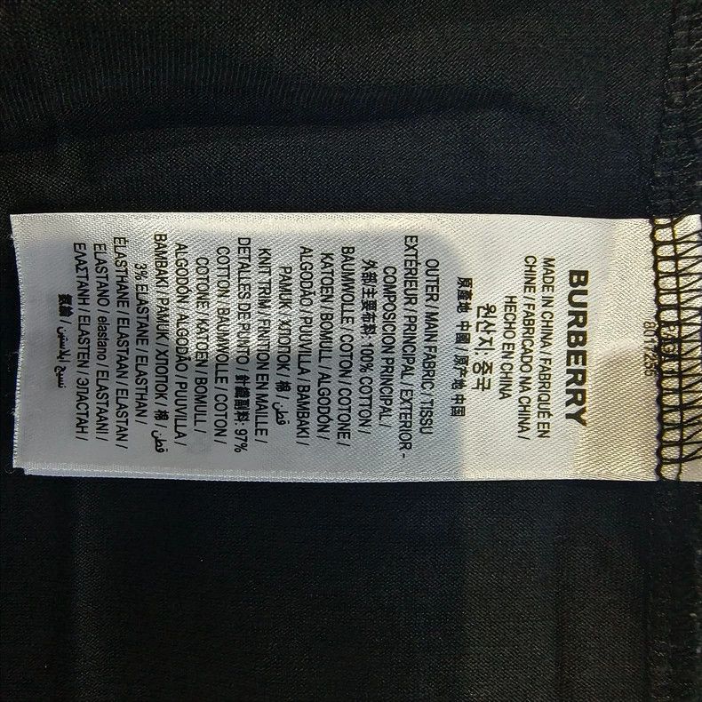 Burberry burberry black embroidered short sleeve Size US XS / EU 42 / 0 - 6 Thumbnail