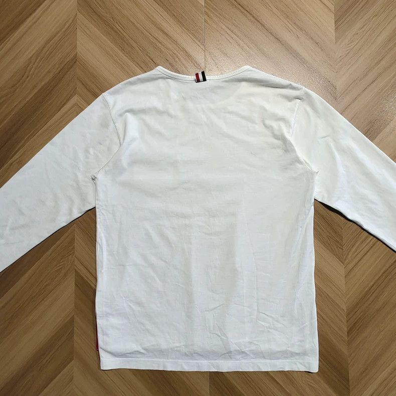 Thom Browne thom browne white long sleeve tee Size US L / EU 52-54 / 3 - 2 Thumbnail