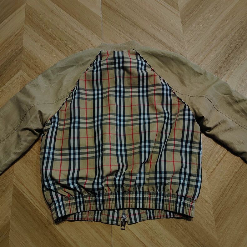 Burberry Burberry TB Embroidered Check Bomber Jacket Size US M / EU 48-50 / 2 - 2 Thumbnail