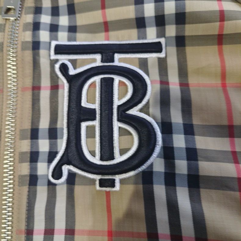 Burberry Burberry TB Embroidered Check Bomber Jacket Size US M / EU 48-50 / 2 - 3 Thumbnail