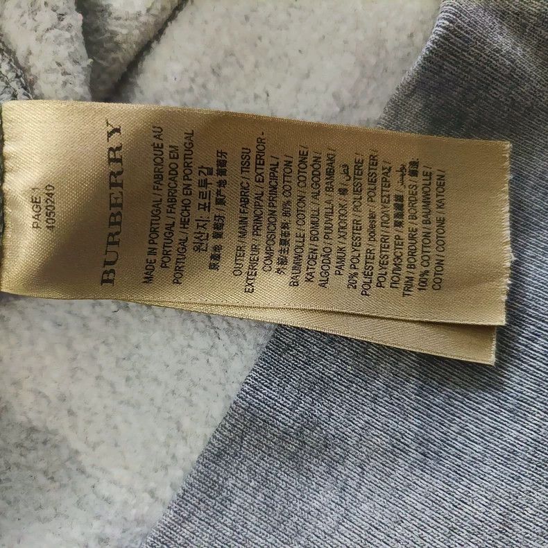 Burberry burberry gray embroidered sweatshirt Size US M / EU 48-50 / 2 - 5 Thumbnail