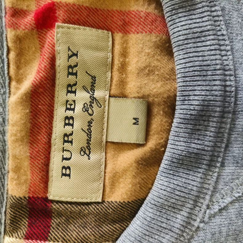 Burberry burberry gray embroidered sweatshirt Size US M / EU 48-50 / 2 - 3 Thumbnail