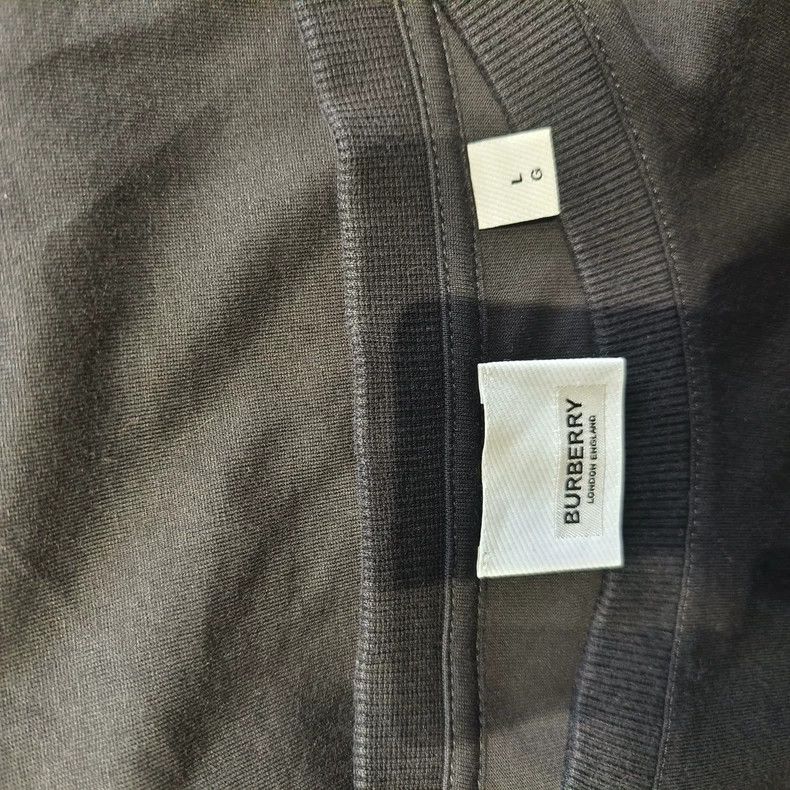 Burberry Burberry Black Embroidered Short Sleeve Size US L / EU 52-54 / 3 - 3 Thumbnail