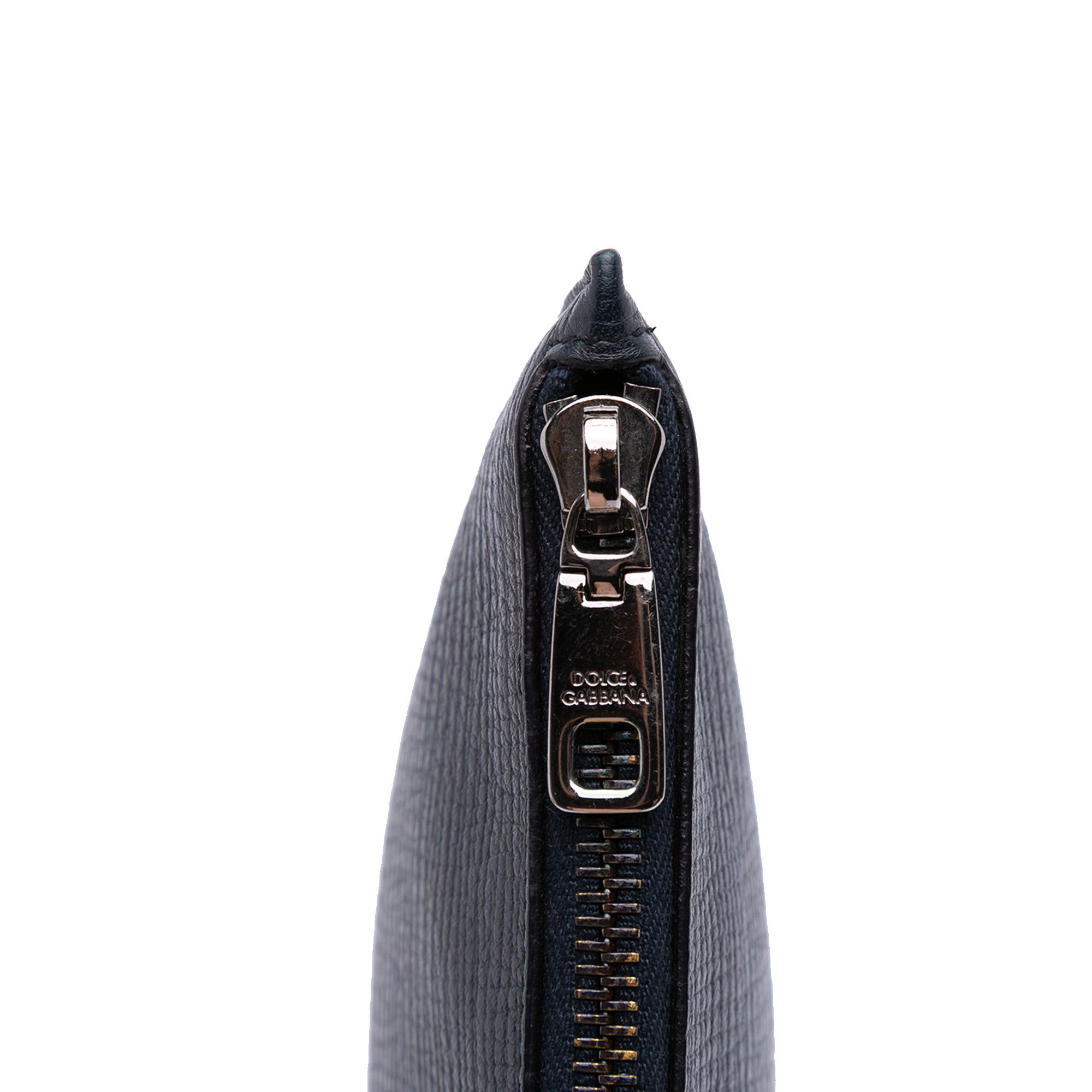 Dolce & Gabbana Dolce & Gabbana Leather DG Family Patch Zip Pouch Size ONE SIZE - 11 Thumbnail