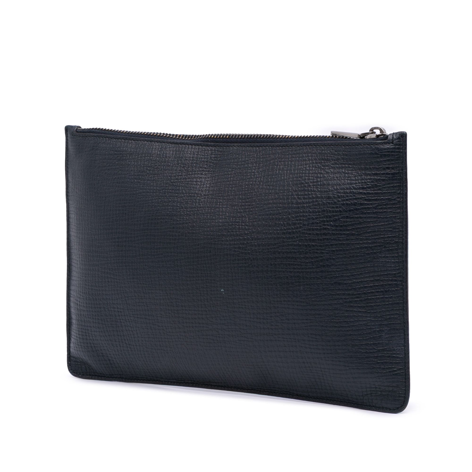 Dolce & Gabbana Dolce & Gabbana Leather DG Family Patch Zip Pouch Size ONE SIZE - 2 Thumbnail