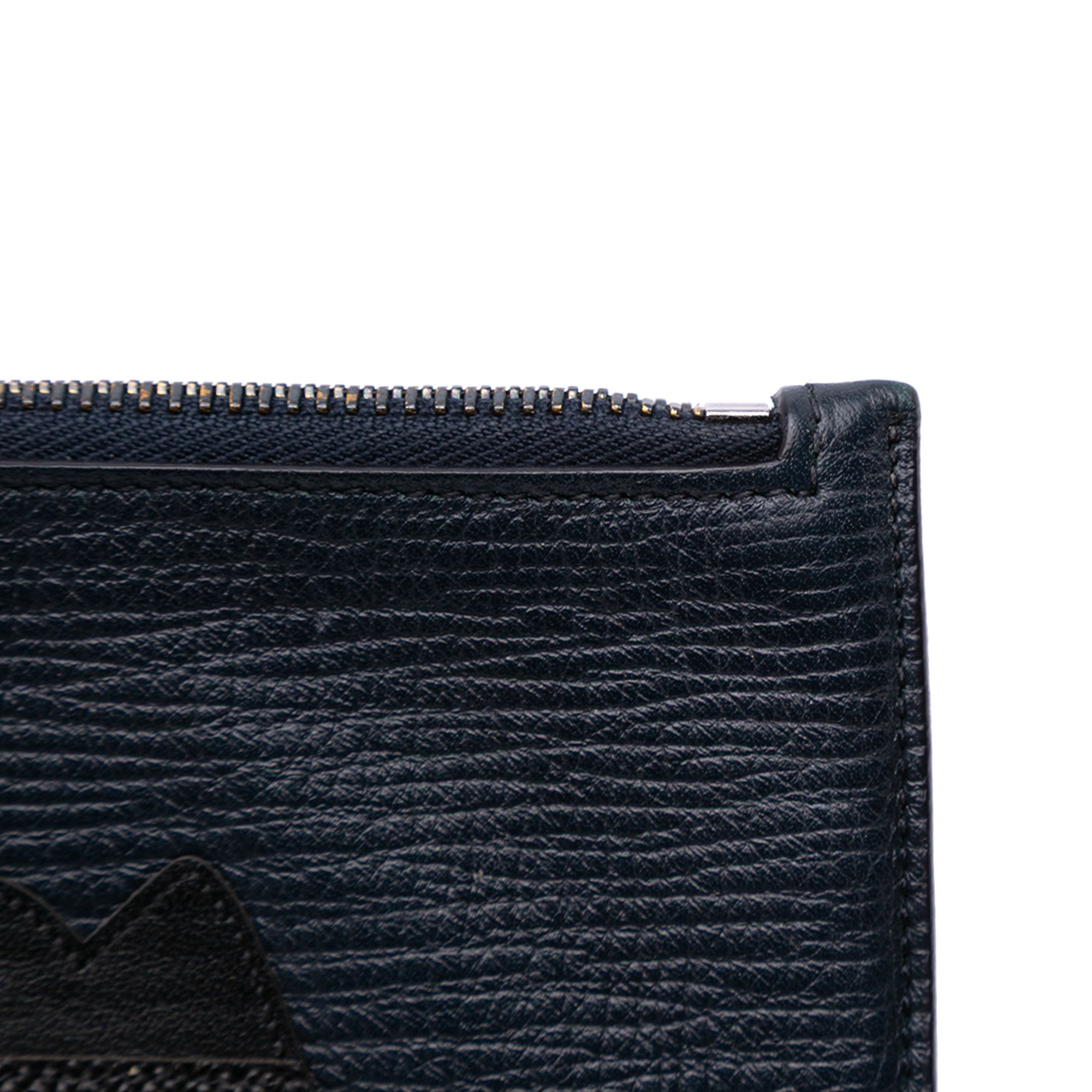 Dolce & Gabbana Dolce & Gabbana Leather DG Family Patch Zip Pouch Size ONE SIZE - 9 Thumbnail