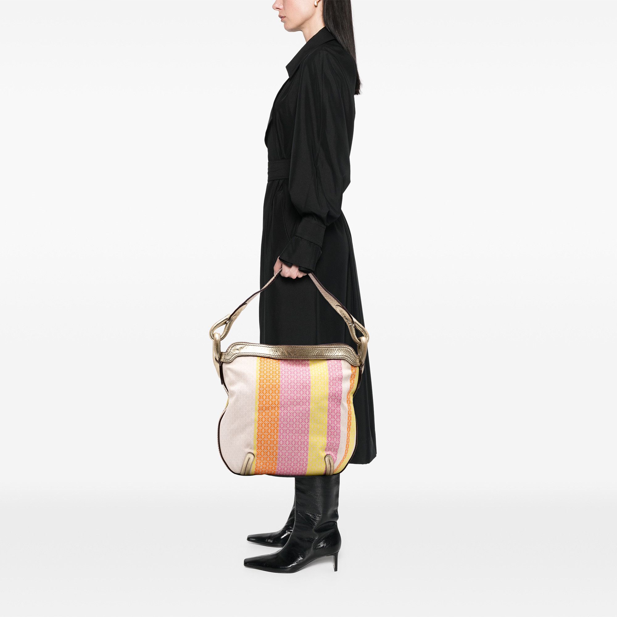 Loewe LOEWE Anagram Canvas New Road Shoulder Bag Size ONE SIZE - 11 Thumbnail