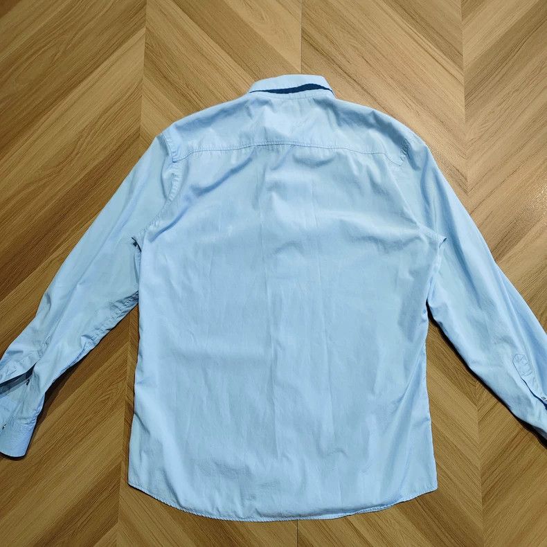 Burberry burberry light blue long sleeve shirt Size US M / EU 48-50 / 2 - 2 Thumbnail