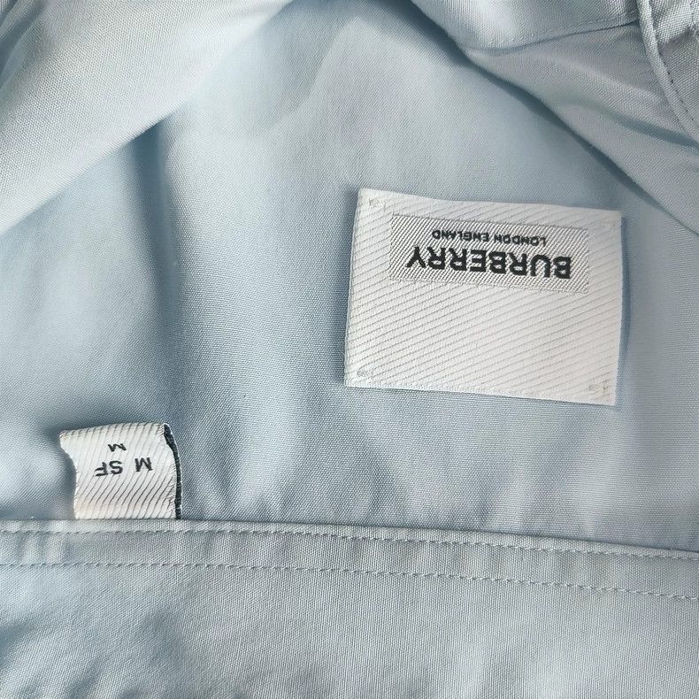 Burberry burberry light blue long sleeve shirt Size US M / EU 48-50 / 2 - 3 Thumbnail