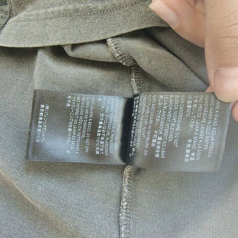 Balenciaga balenciaga washed short sleeve tee Size US L / EU 52-54 / 3 - 5 Thumbnail