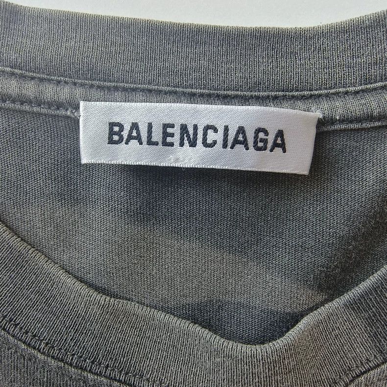 Balenciaga balenciaga washed short sleeve tee Size US L / EU 52-54 / 3 - 3 Thumbnail