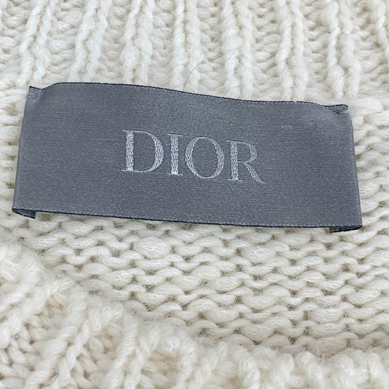 Dior Dior 24 beige cartoon knit sweater Size US XL / EU 56 / 4 - 6 Thumbnail