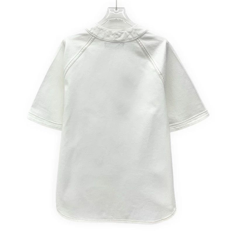 Louis Vuitton Louis Vuitton white short sleeve shirt Size US L / EU 52-54 / 3 - 2 Thumbnail