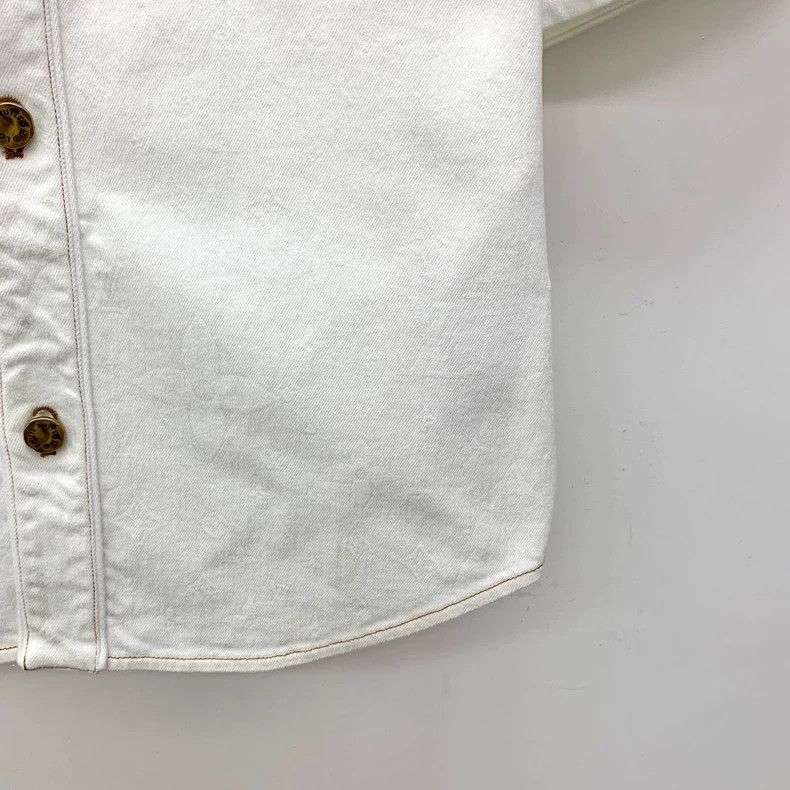 Louis Vuitton Louis Vuitton white short sleeve shirt Size US L / EU 52-54 / 3 - 4 Thumbnail