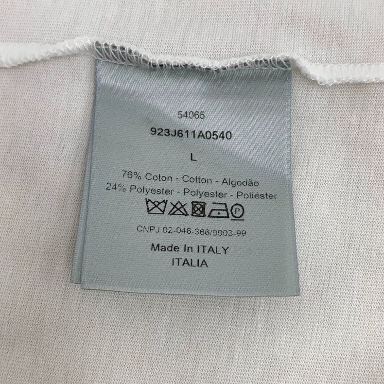 Dior Dior white distressed short sleeve T-shirt Size US L / EU 52-54 / 3 - 6 Thumbnail