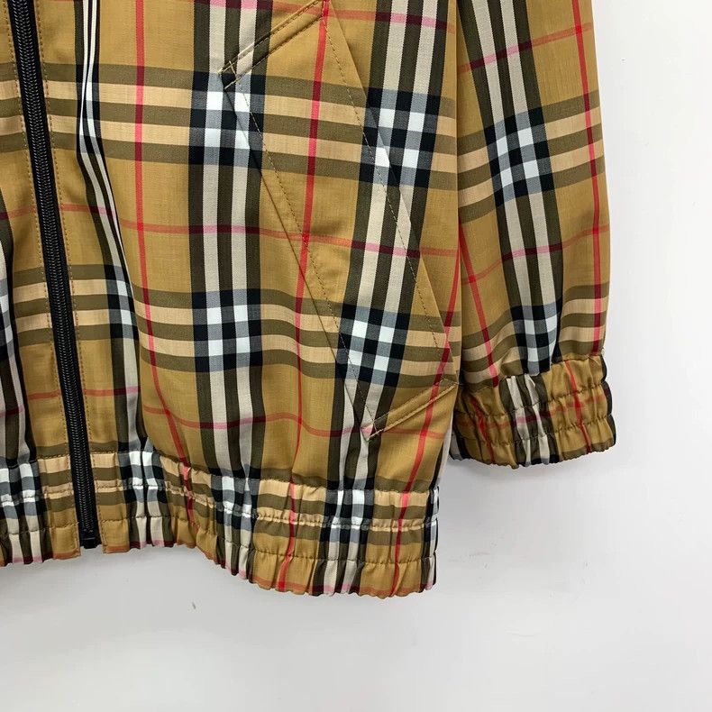 Burberry Burberry brown check long sleeve jacket Size US XL / EU 56 / 4 - 4 Thumbnail