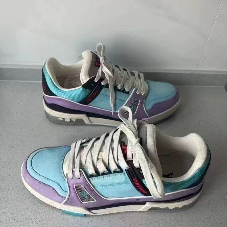 Louis Vuitton LV Trainer low-top sneakers Size US 7 / EU 40 - 2 Thumbnail