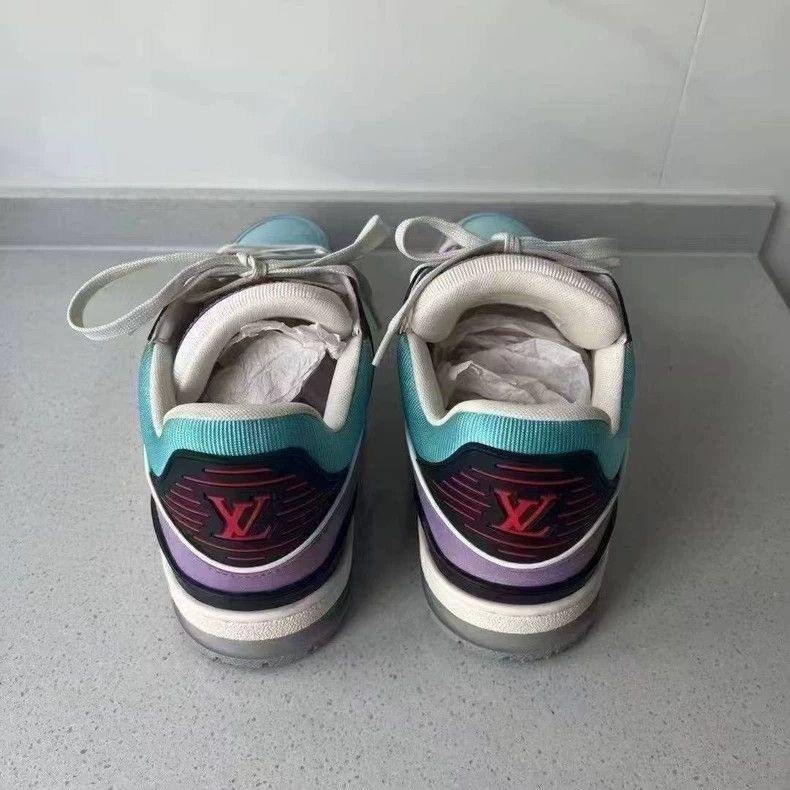 Louis Vuitton LV Trainer low-top sneakers Size US 7 / EU 40 - 4 Thumbnail
