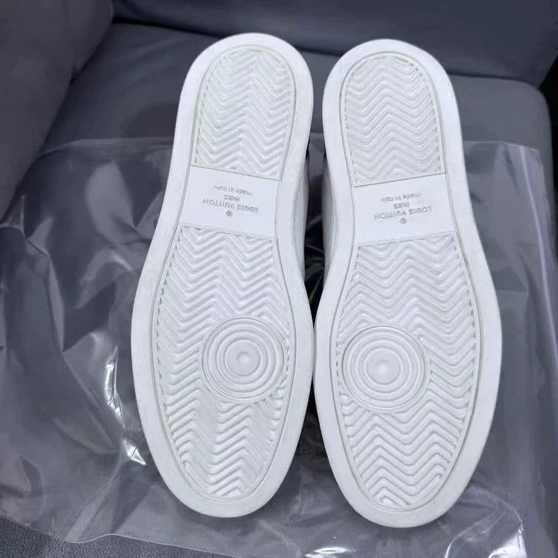 Louis Vuitton lv rivoli white brown sneakers Size US 8 / EU 41 - 6 Thumbnail