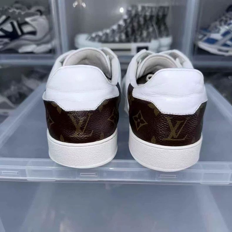 Louis Vuitton lv rivoli white brown sneakers Size US 8 / EU 41 - 4 Thumbnail