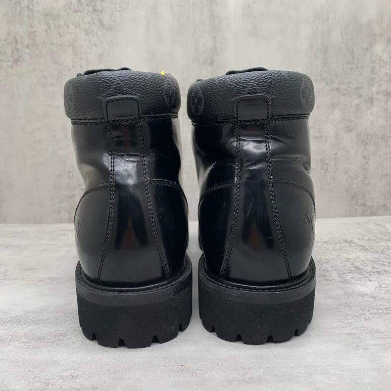 Louis Vuitton lv black high top martin boots Size US 10 / EU 43 - 7 Thumbnail