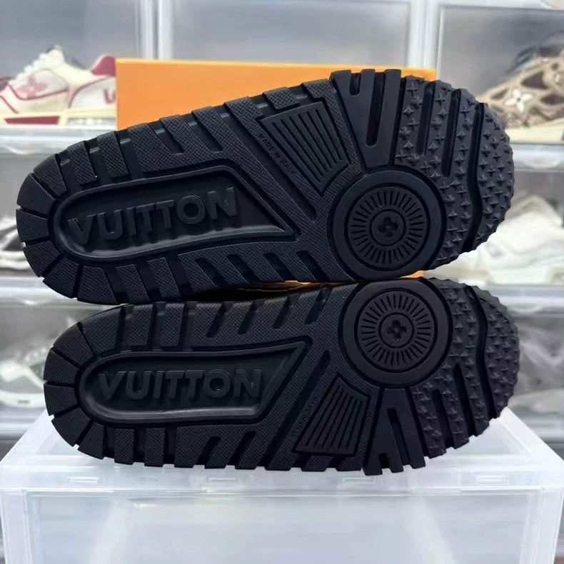Louis Vuitton louis vuitton black trainer sneakers Size US 6.5 / EU 39-40 - 6 Thumbnail