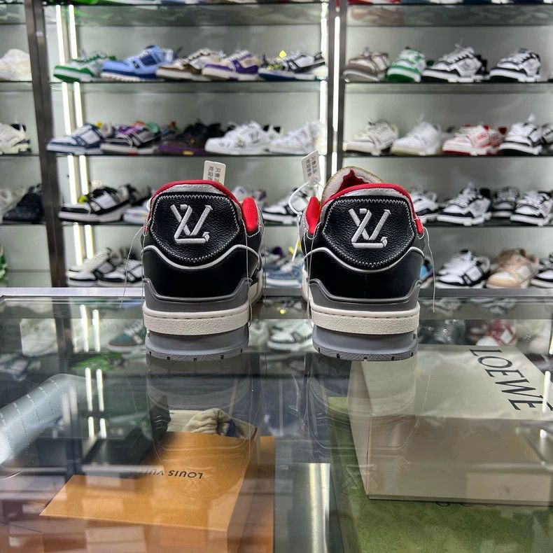Louis Vuitton LV Trainer Show Style Black Cement Sneakers Size US 7.5 / EU 40-41 - 5 Thumbnail