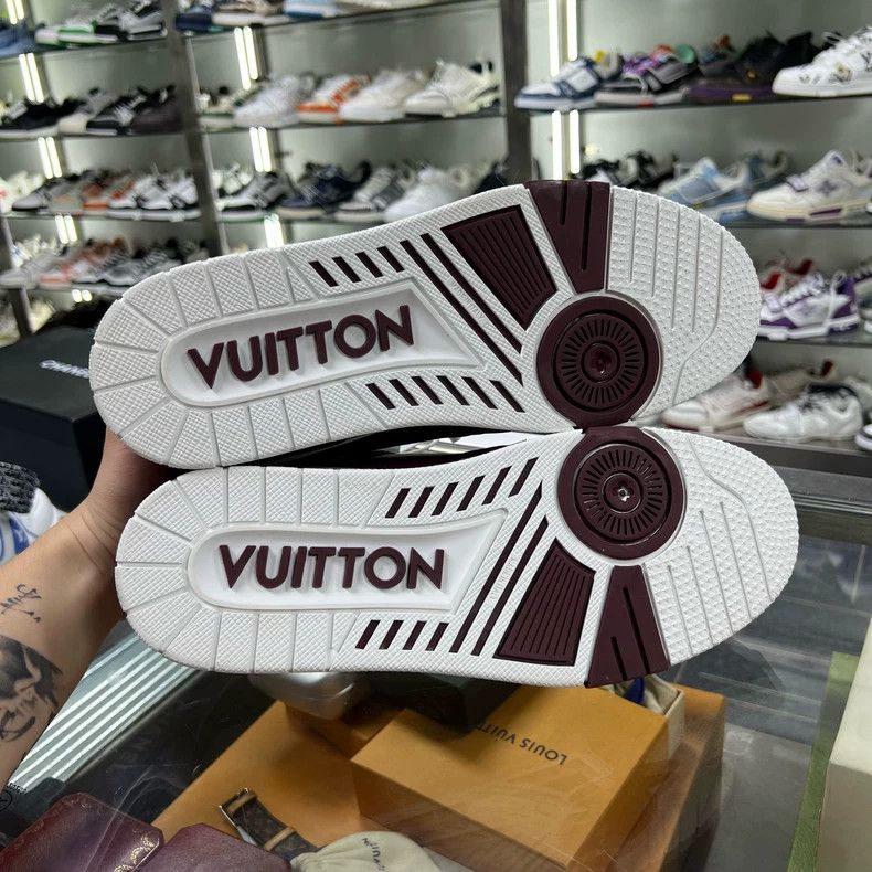 Louis Vuitton LV Trainer low-top sneakers Size US 8.5 / EU 41-42 - 5 Thumbnail