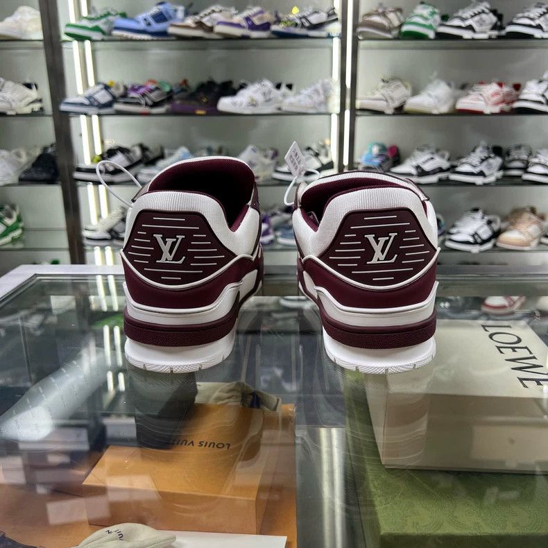 Louis Vuitton LV Trainer low-top sneakers Size US 8.5 / EU 41-42 - 6 Thumbnail