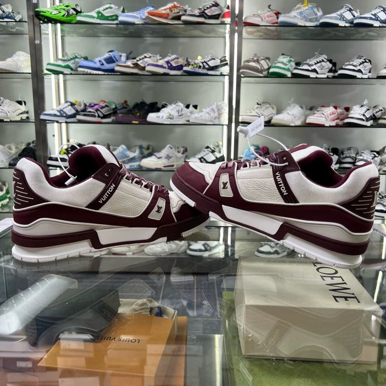 Louis Vuitton LV Trainer low-top sneakers Size US 8.5 / EU 41-42 - 4 Thumbnail