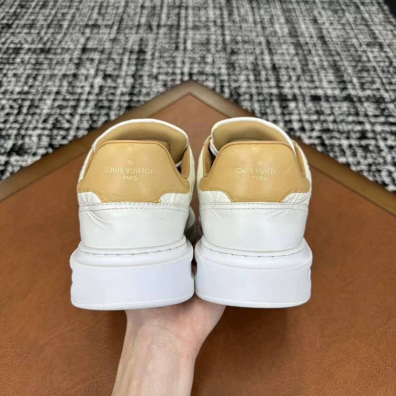 Louis Vuitton louis vuitton white thick sole shoes Size US 5.5 / EU 38 - 4 Thumbnail
