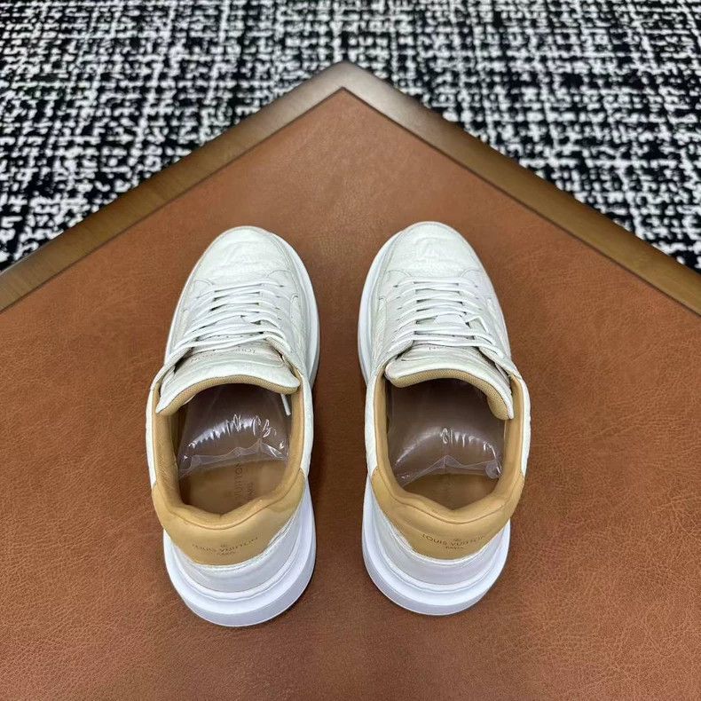Louis Vuitton louis vuitton white thick sole shoes Size US 5.5 / EU 38 - 3 Thumbnail