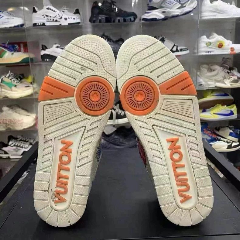 Louis Vuitton lv trainer sneakers with colorful designs Size US 8.5 / EU 41-42 - 6 Thumbnail