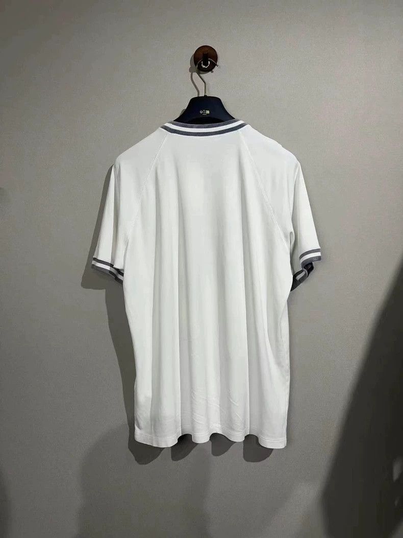 Louis Vuitton Louis Vuitton white blue short sleeve tee Size US XL / EU 56 / 4 - 2 Thumbnail