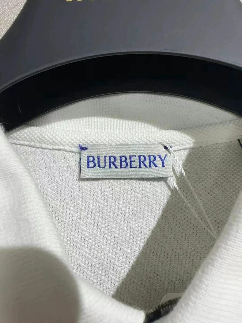 Burberry burberry white polo shirt with logo Size US M / EU 48-50 / 2 - 4 Thumbnail