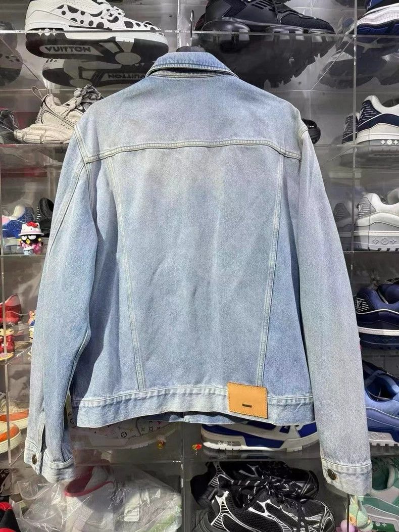 Louis Vuitton Louis Vuitton Men's Blue Denim Jacket Size US XL / EU 56 / 4 - 2 Thumbnail