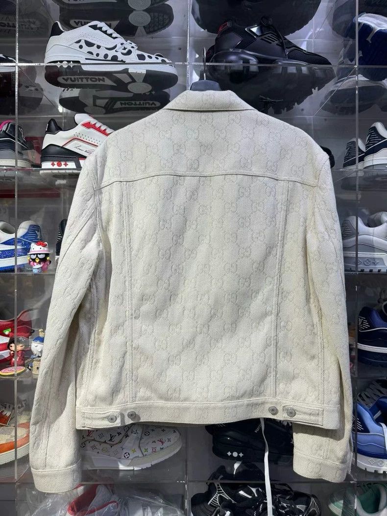 Gucci GUCCI Gg Cotton Jacquard Long Sleeve Jacket Size US L / EU 52-54 / 3 - 2 Thumbnail