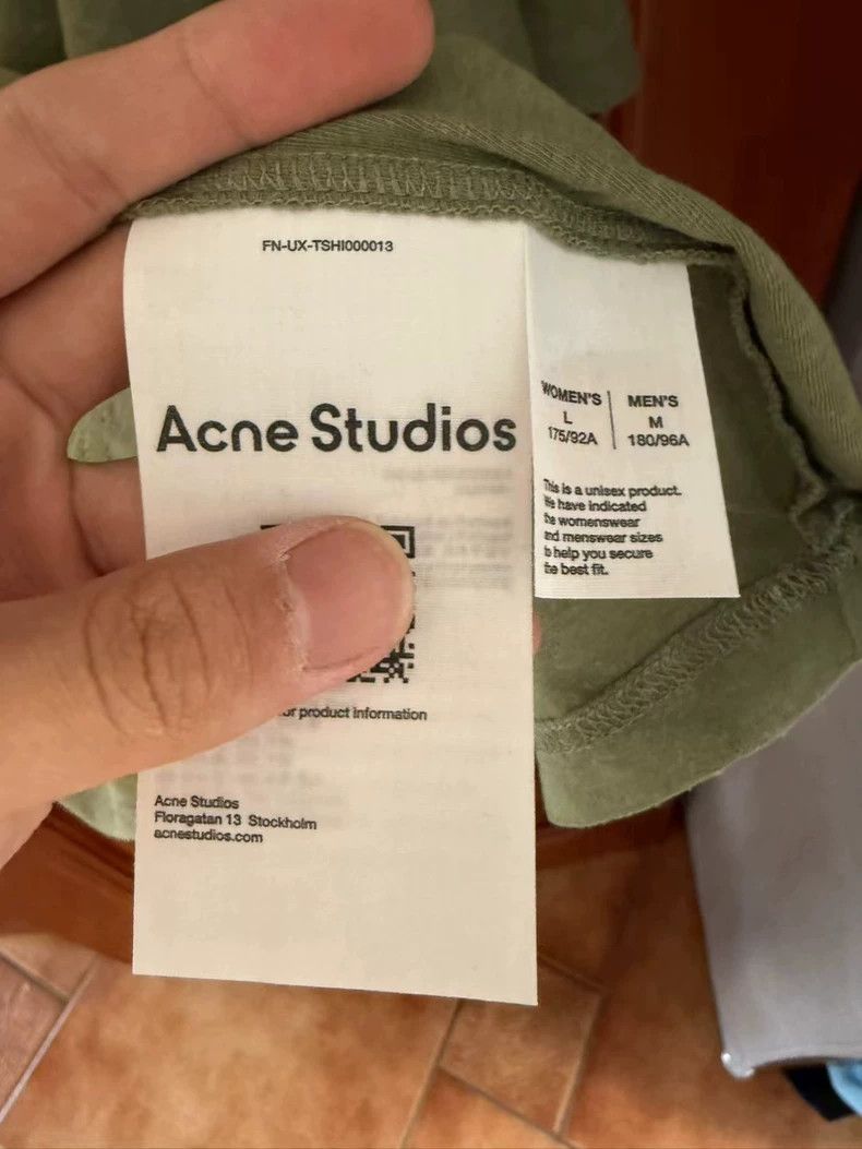 Acne Studios Acne Studios 25ss olive green short sleeve Size US L / EU 52-54 / 3 - 4 Thumbnail